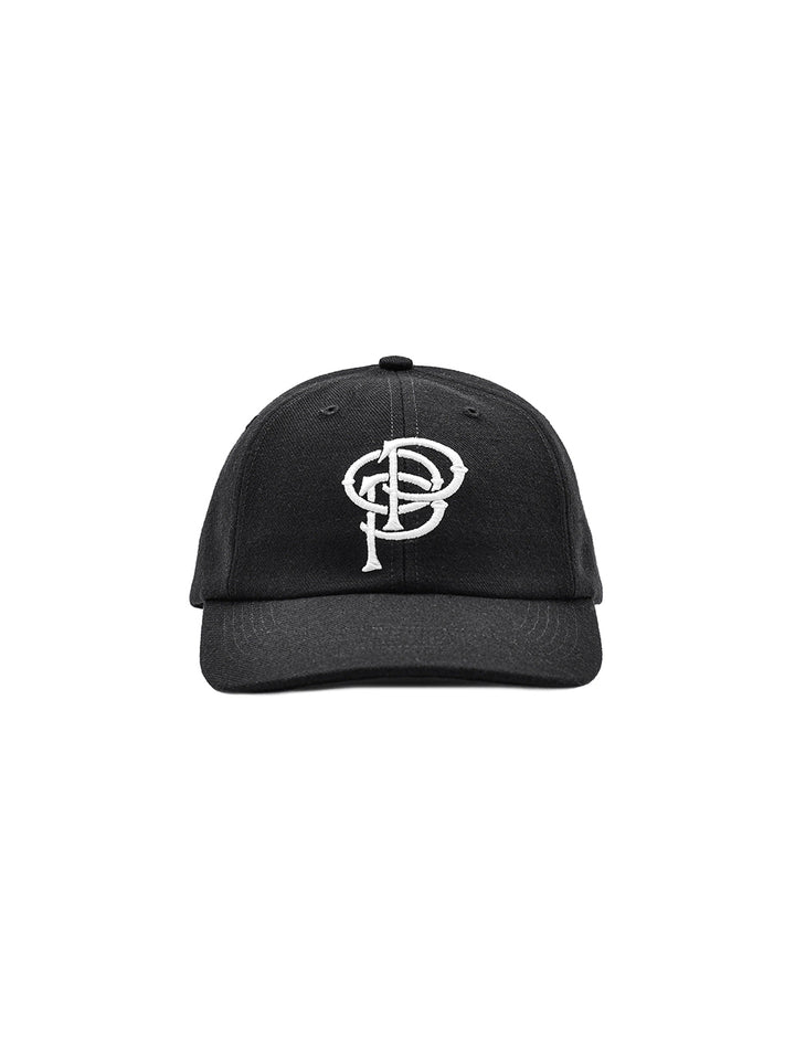 Pop Initials Six Panel Hat - Black