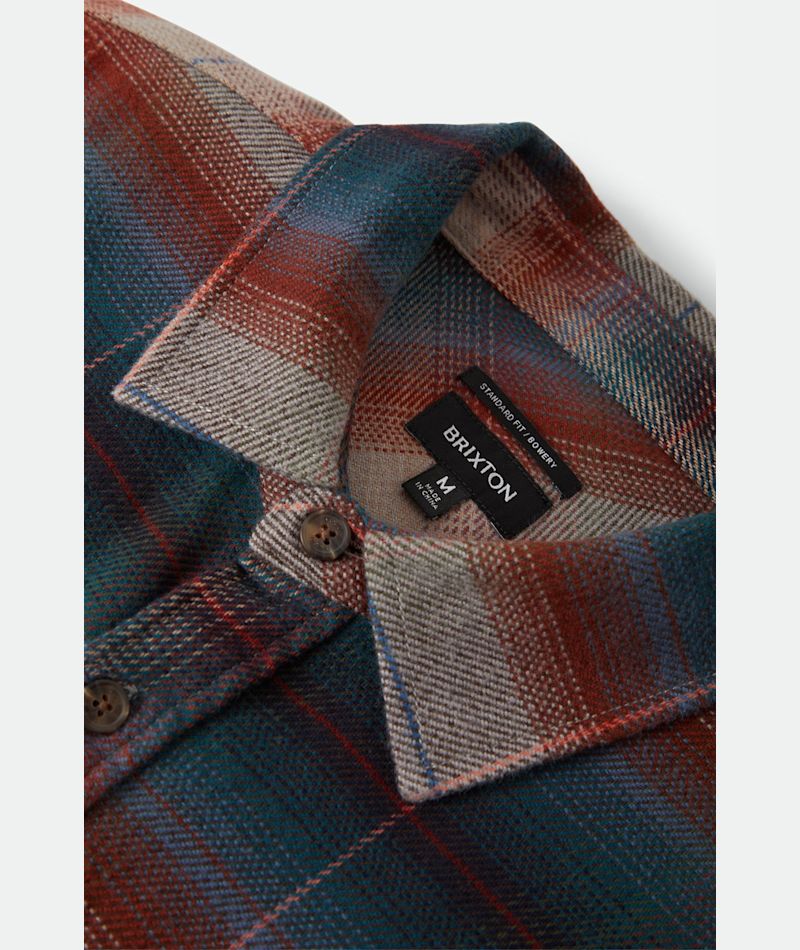 Brixton Bowery Flannel - Multi Shadow