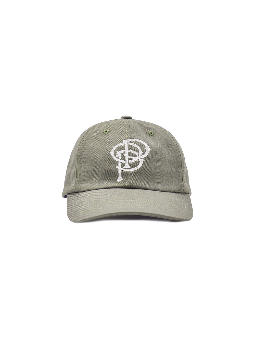 Pop Initials Six Panel Hat - Moss