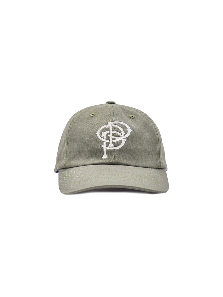 Pop Initials Six Panel Hat - Moss