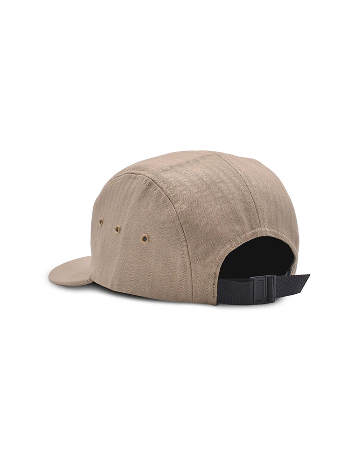 Pop Nautical Herringbone Five Panel Hat - Khaki