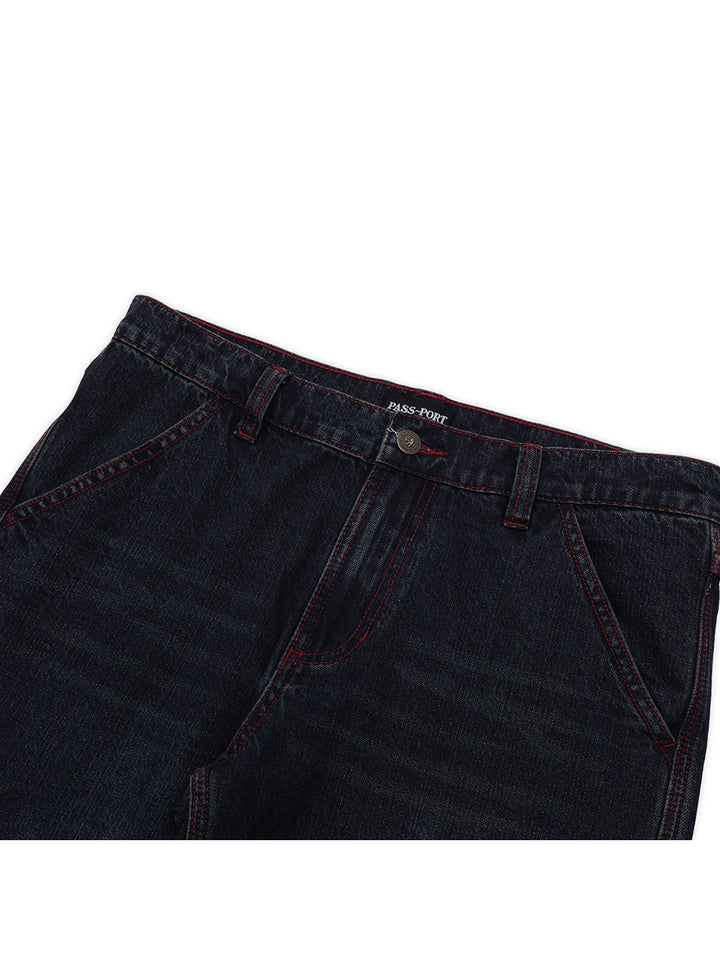 Passport Workers Club Bootcut Jean - Washed Navy
