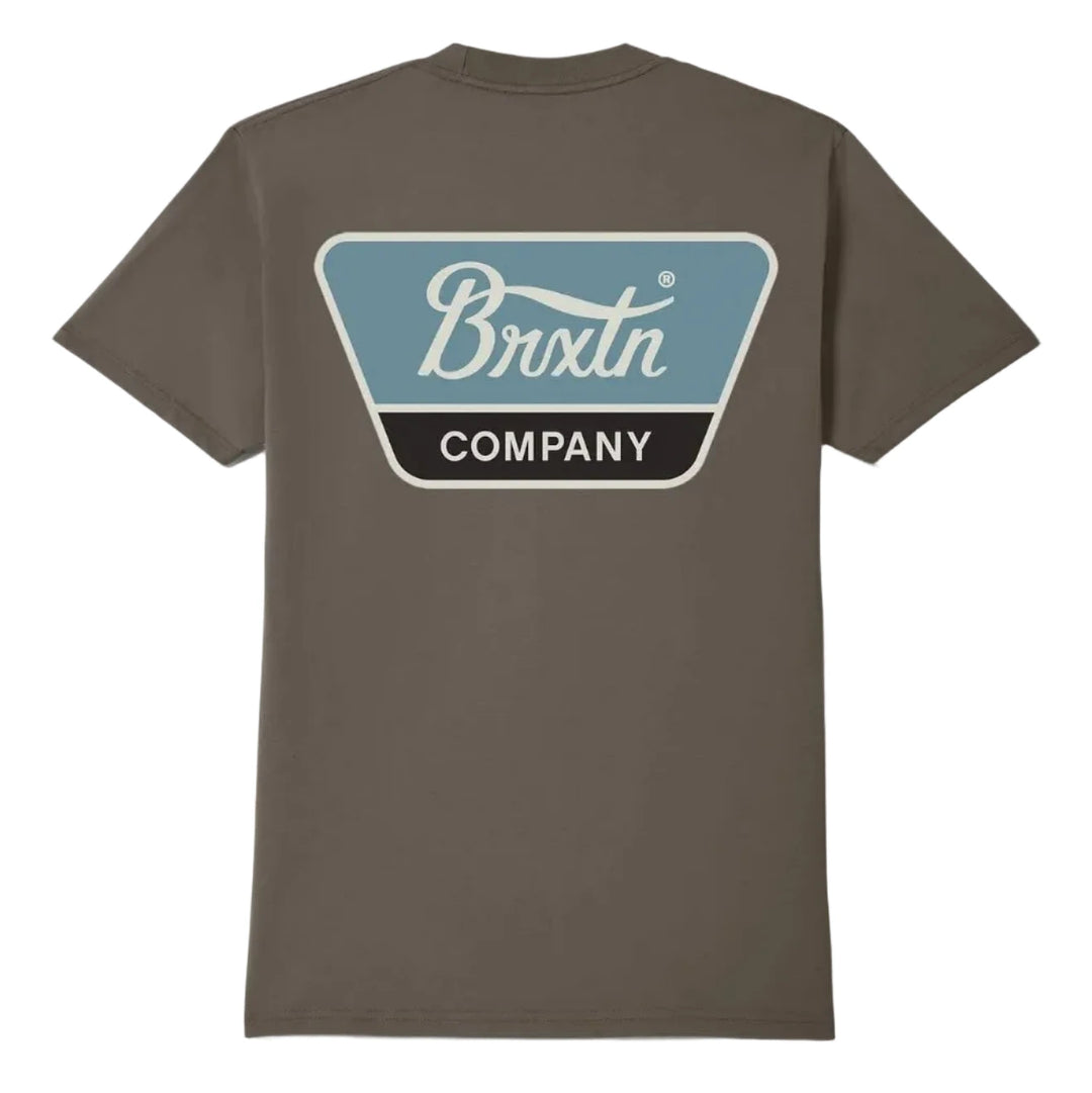 Brixton Linwood Tee - Earth / Off White