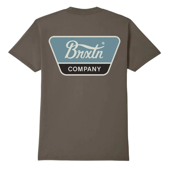 Brixton Linwood Tee - Earth / Off White