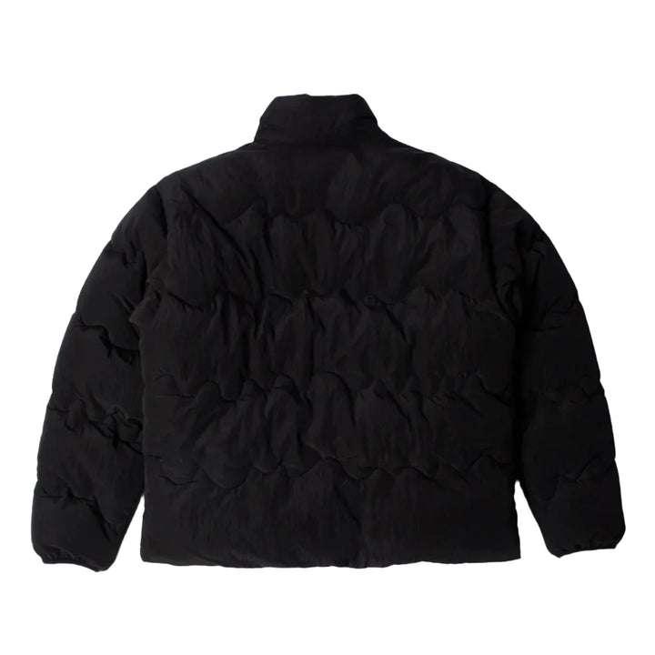 Parra Wavy Puffer Jacket - Black