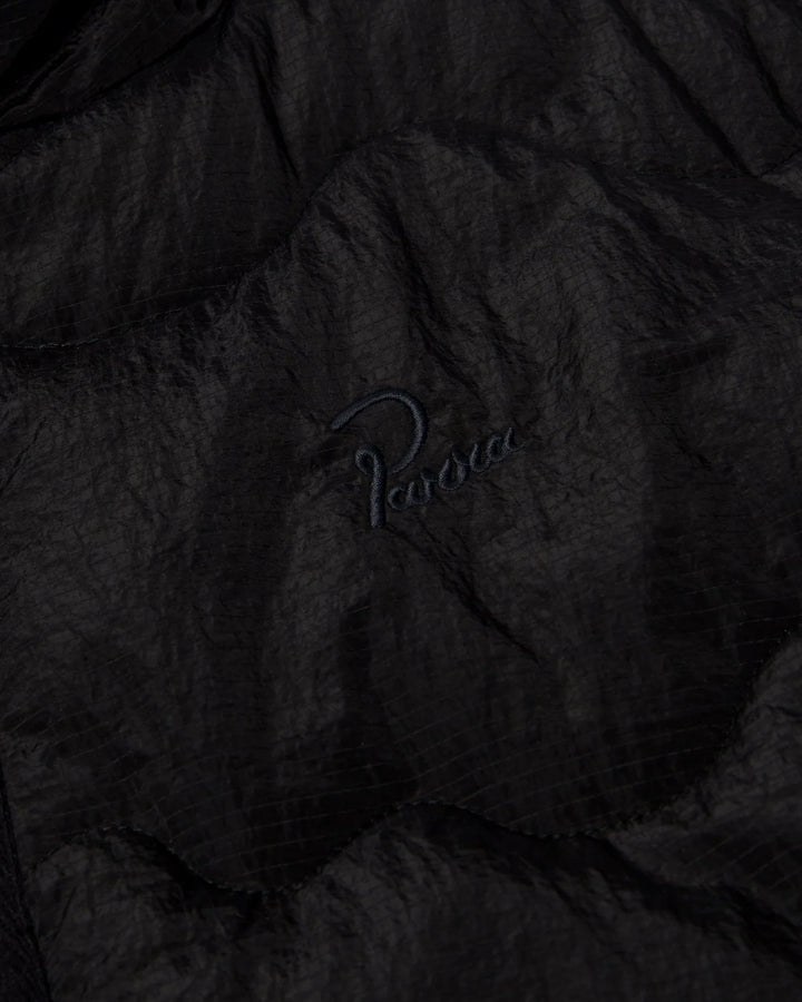 Parra Wavy Puffer Jacket - Black