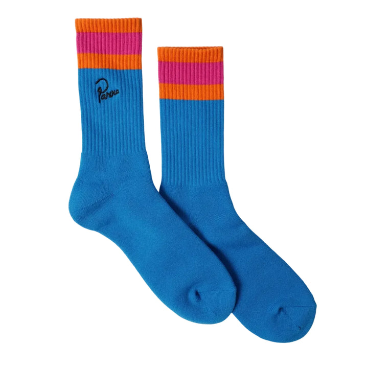 Parra Signature Stripe Crew - Blue