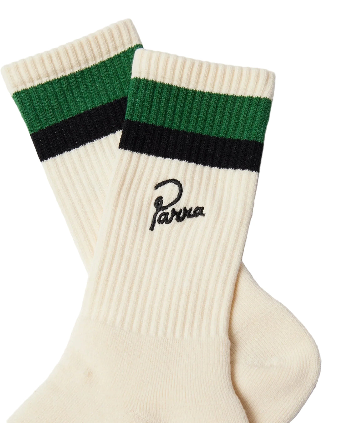 Parra Signature Stripe Crew - White