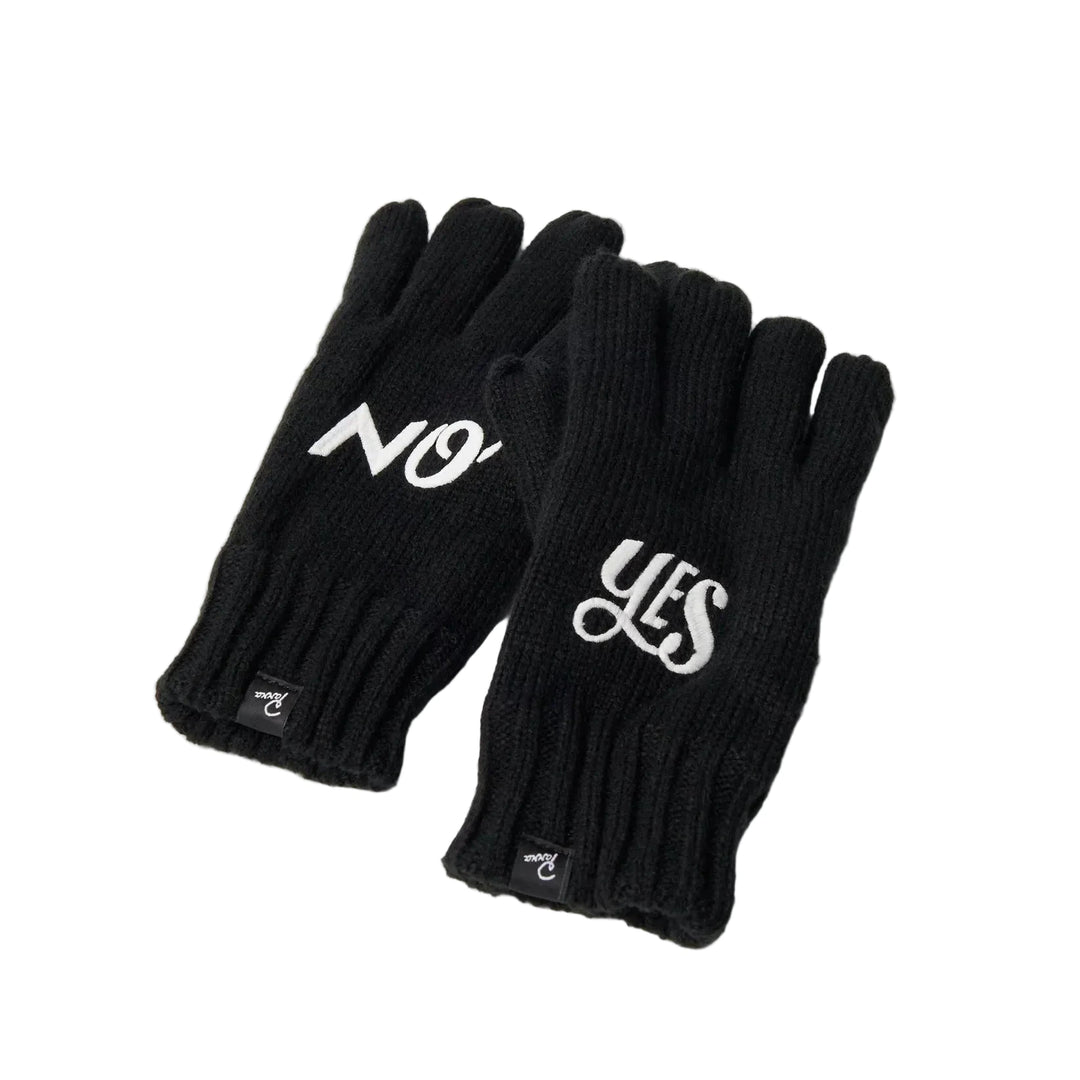 Parra Maybe Knitted Gloves - Black