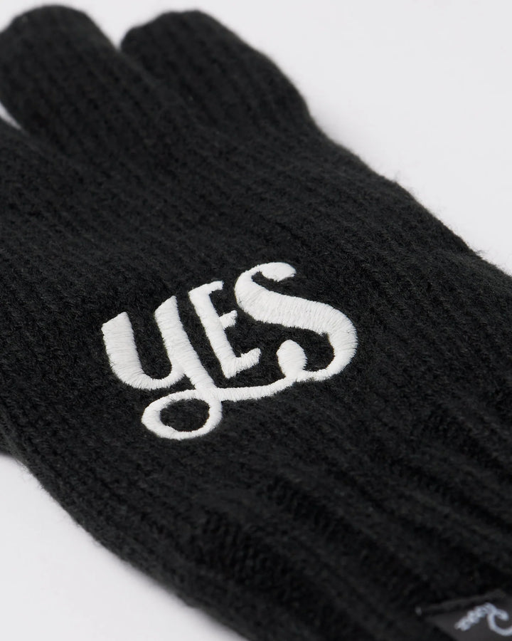 Parra Maybe Knitted Gloves - Black