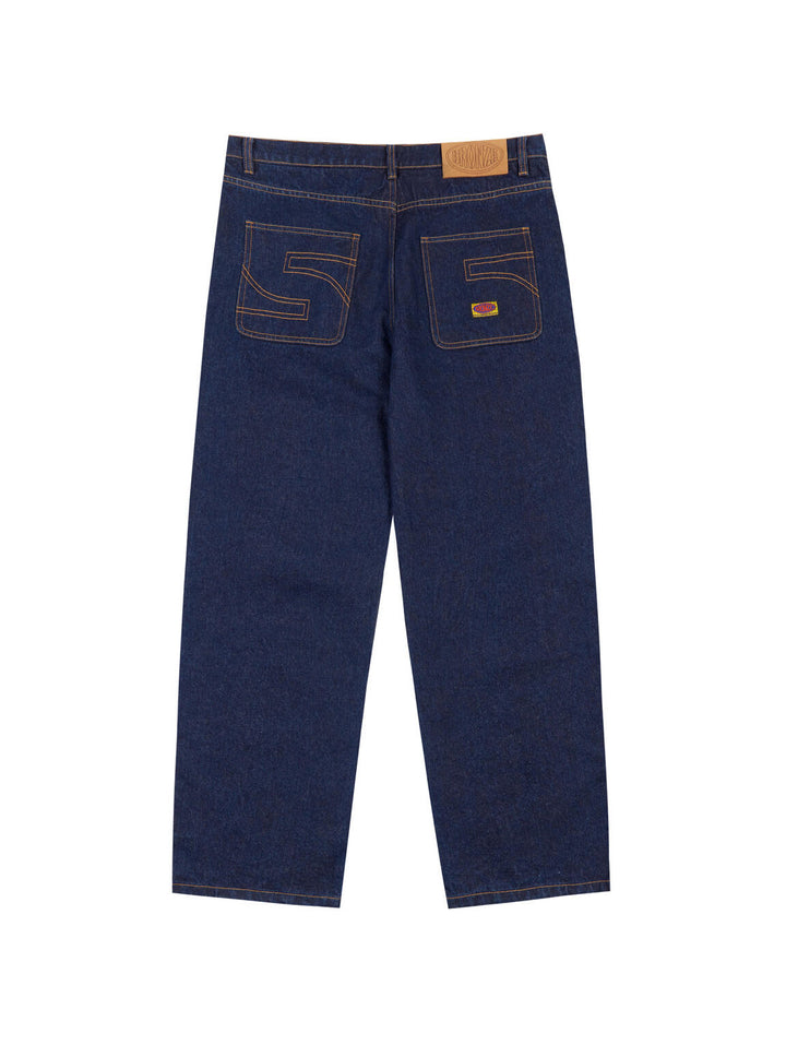 Bronze Denim Pants - Indigo Wash