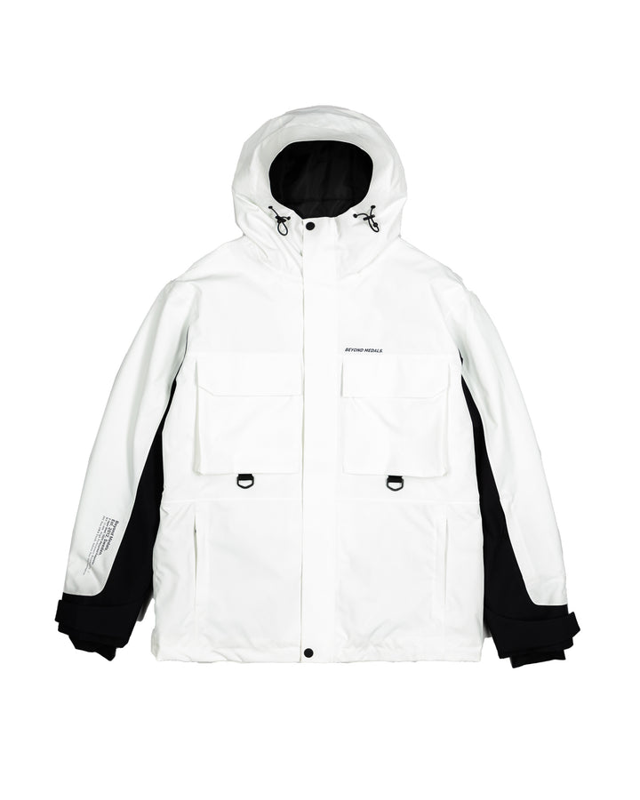 Beyond Medals Cargo 2L Jacket - White