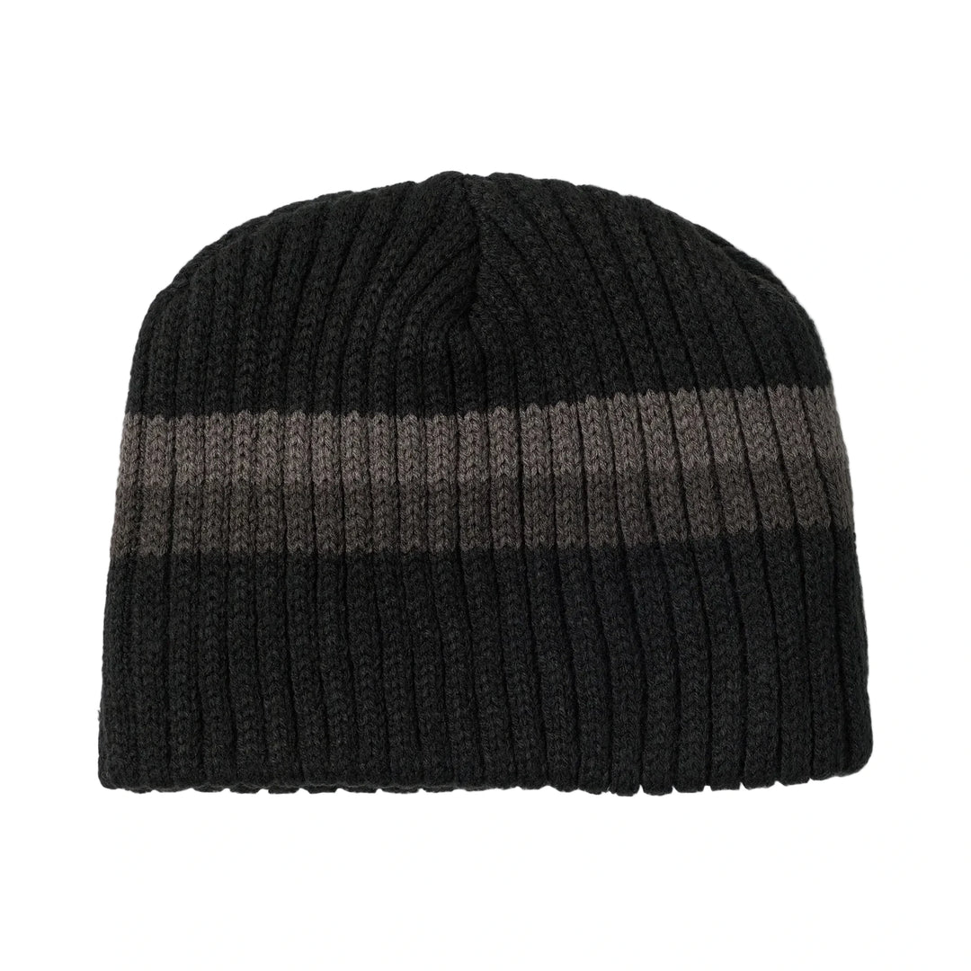 1910 Broken Straight Beanie - Black