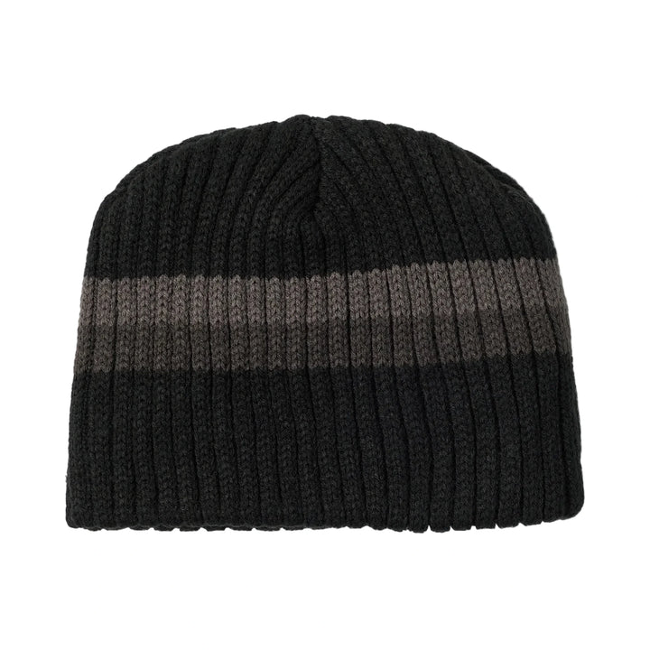 1910 Broken Straight Beanie - Black