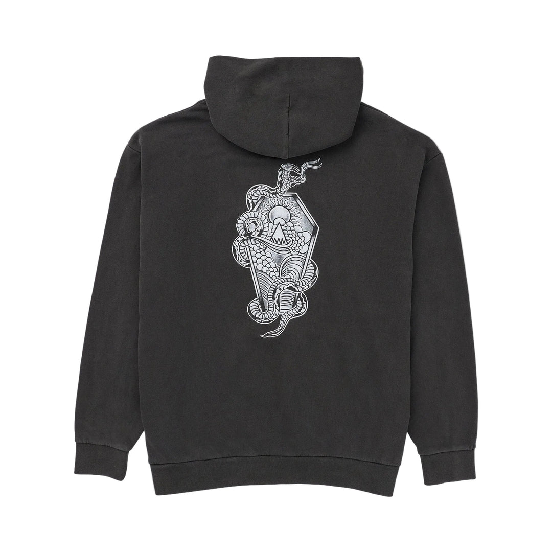 1910 Age Of Winters Pigment Dyed Hoodie - Pigment Black
