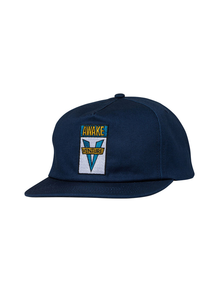 Venture Awake Snapback - Navy / Teal / Gold