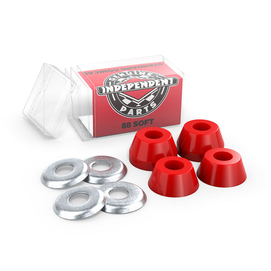 Independent Standard Conical Cushions - Soft Red 88a