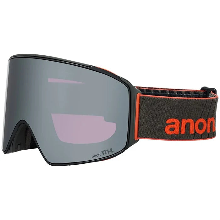 2026 Anon M4 Goggles - Cylindrical Fiesta Red / Prcv Onyx