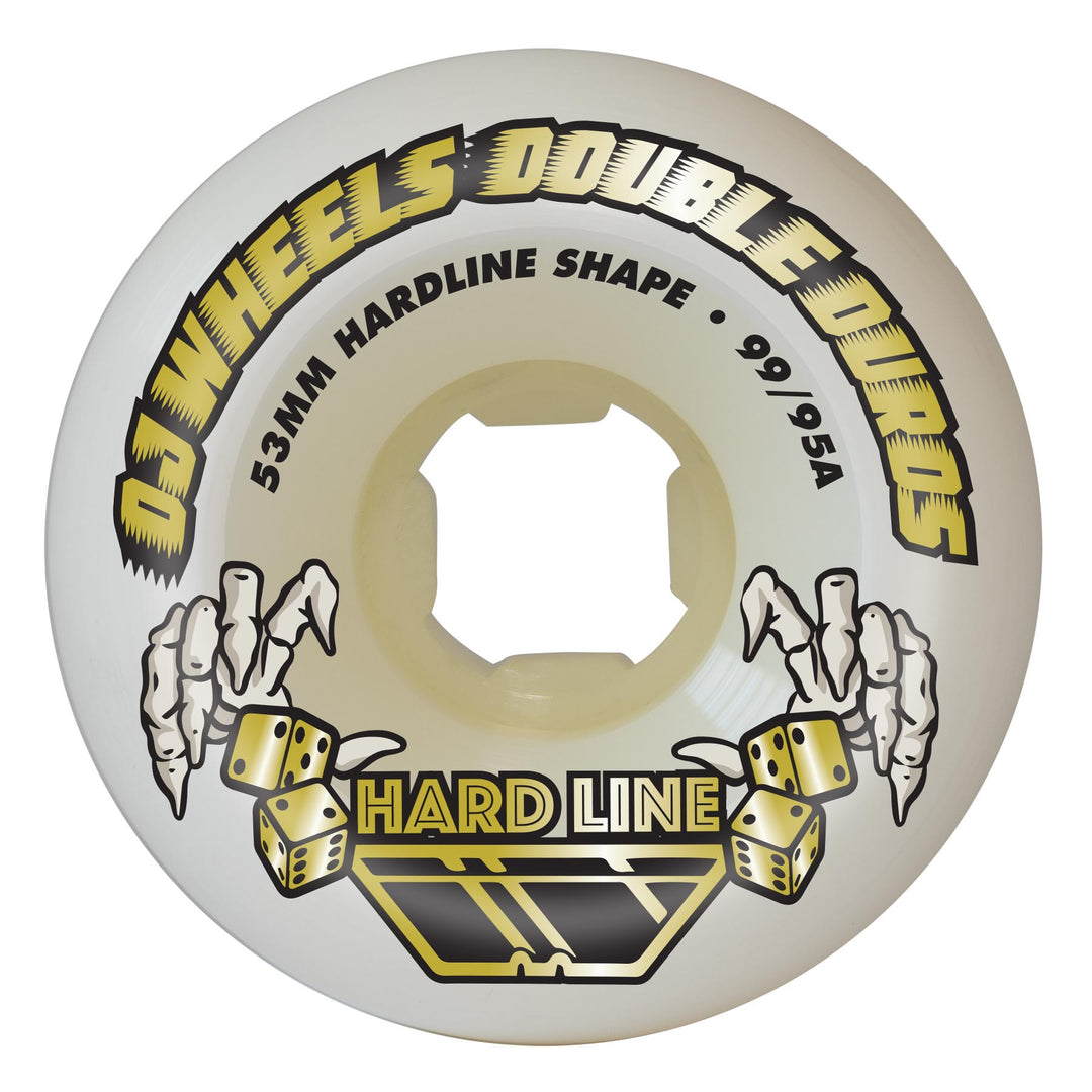 OJ Double Duro White Hardline 99a/95a - 53mm