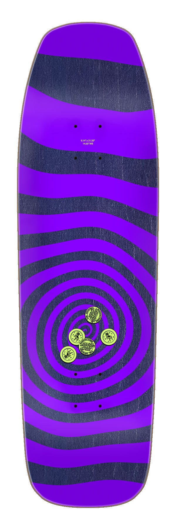 Santa Cruz Delfino Pinball Vision Pro Shaped - 9.14