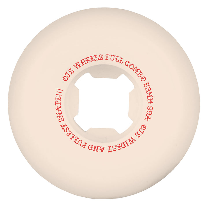 OJ Team Elite White 99a - 53mm