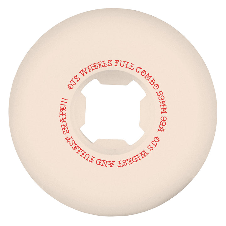 OJ Team Elite White 99a - 59mm