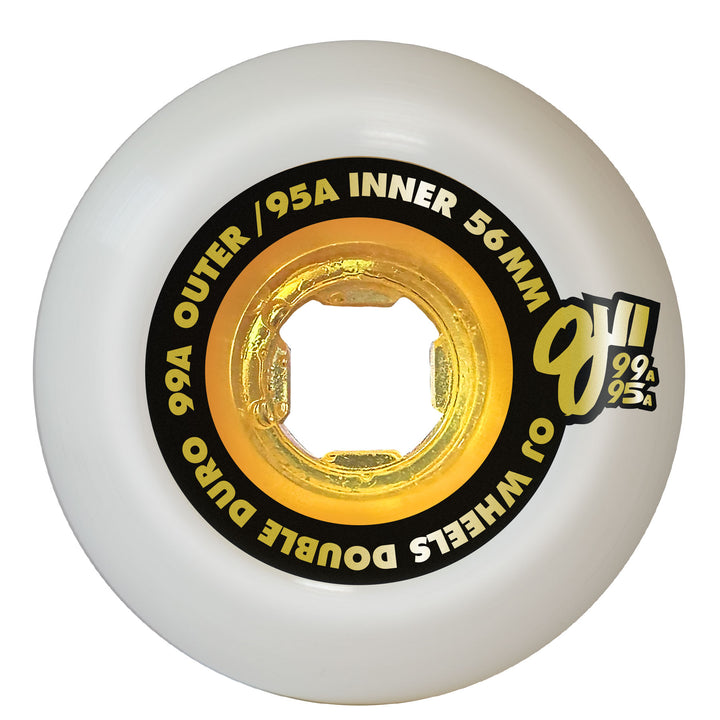 OJ Double Duro White Gold Chubbies - 56mm