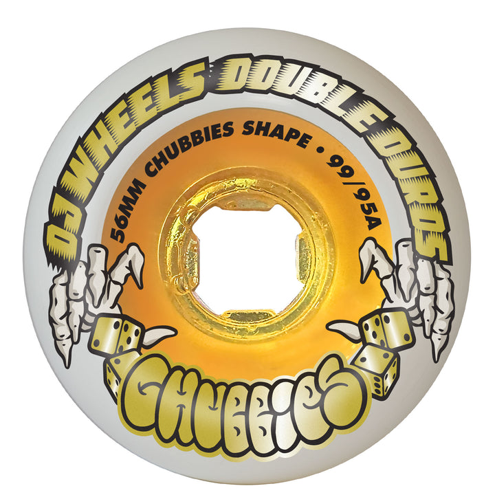 OJ Double Duro White Gold Chubbies - 56mm