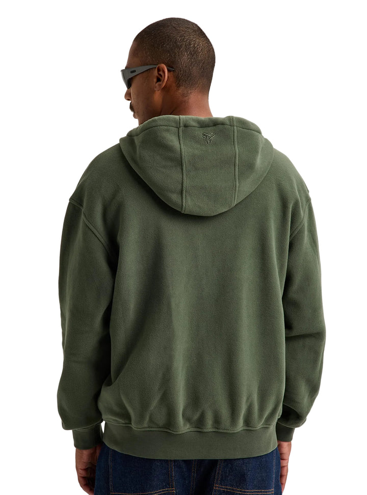 2027 Burton 2000's Brushed Hoodie - Stinkbug Green