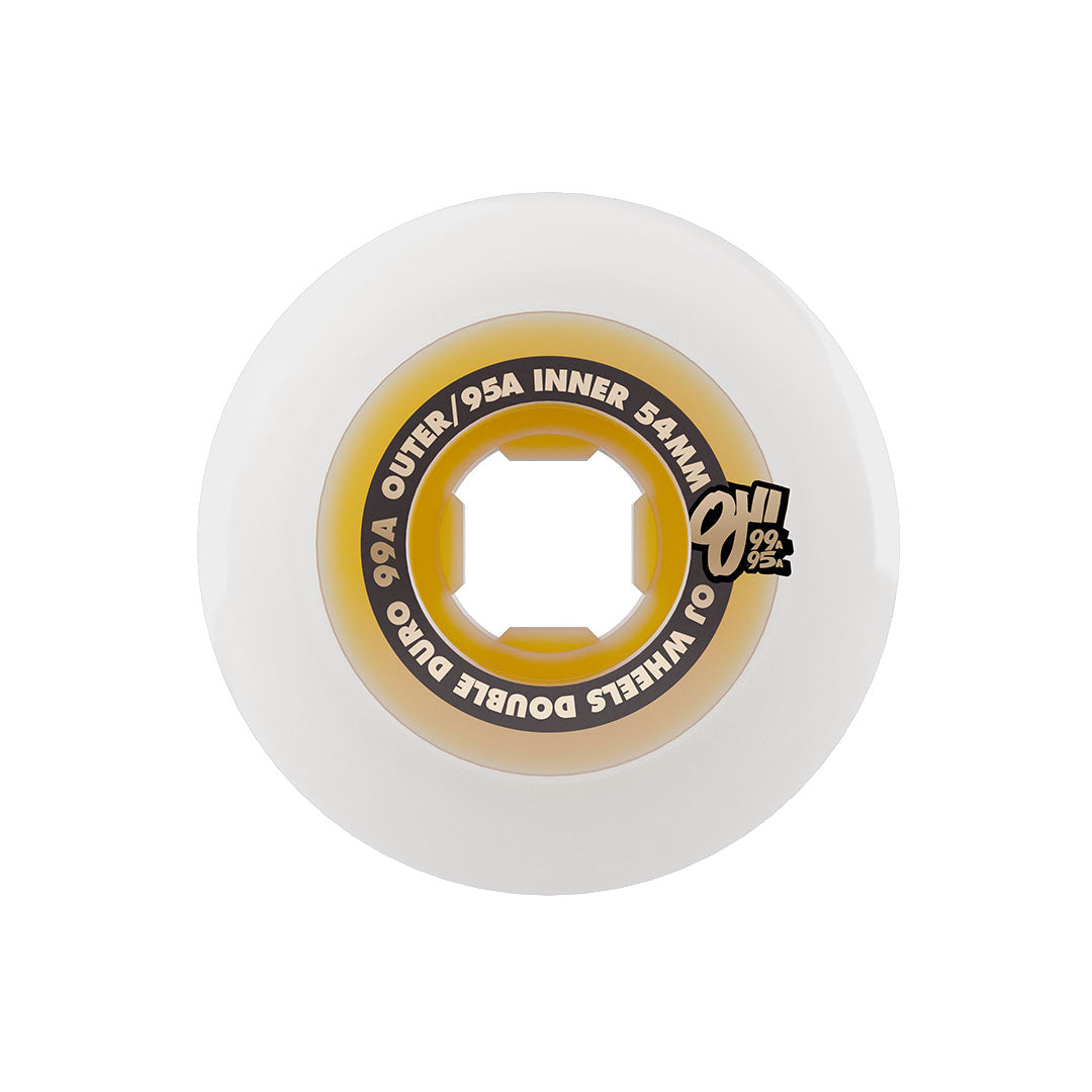 OJ Double Duro White Gum Chubbies - 54mm