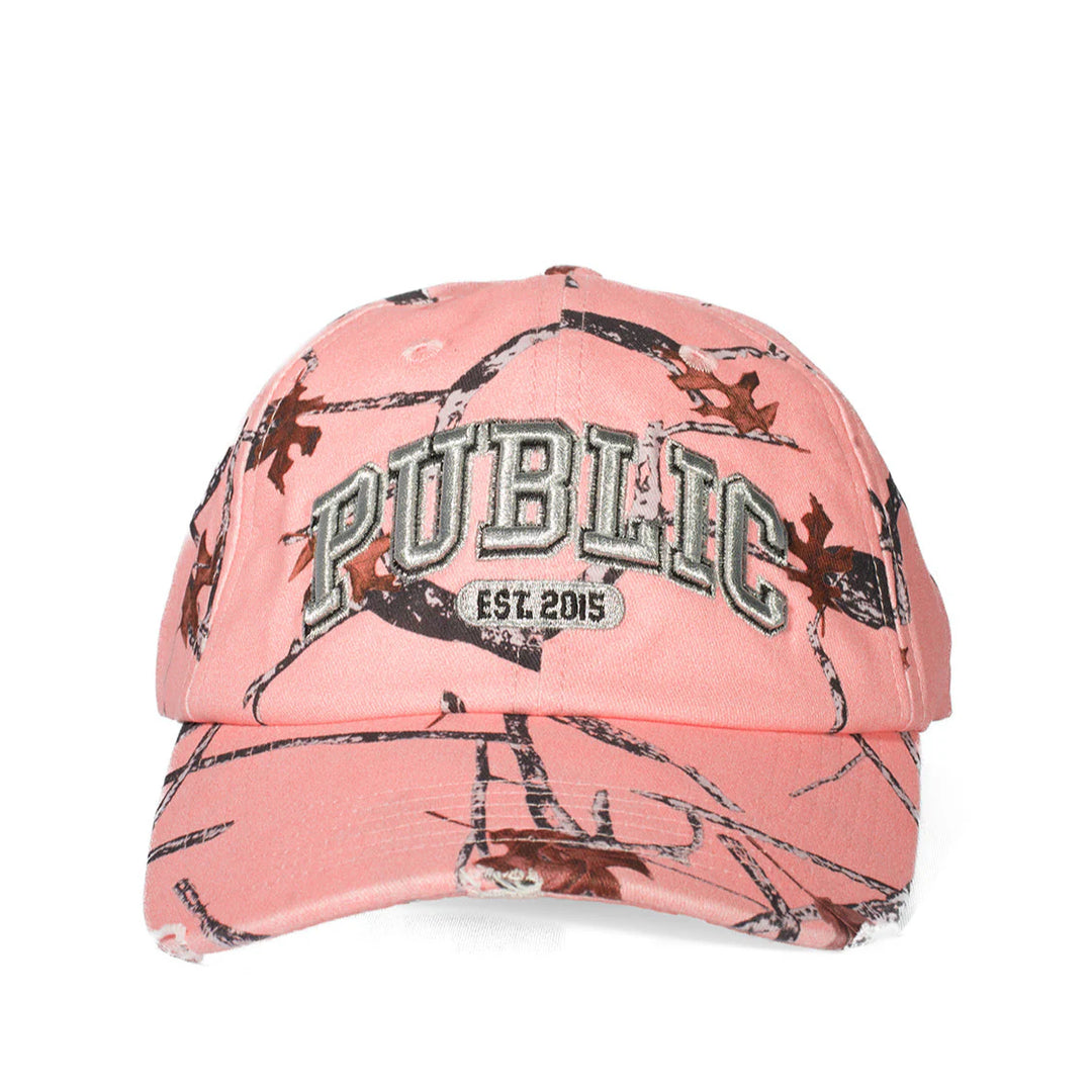 Public Collegiate Cap - Pink Camo