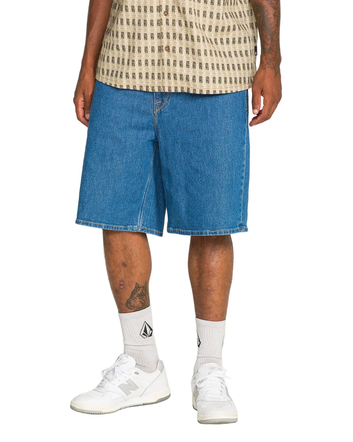 Volcom Billow Denim Short - Bold Blue