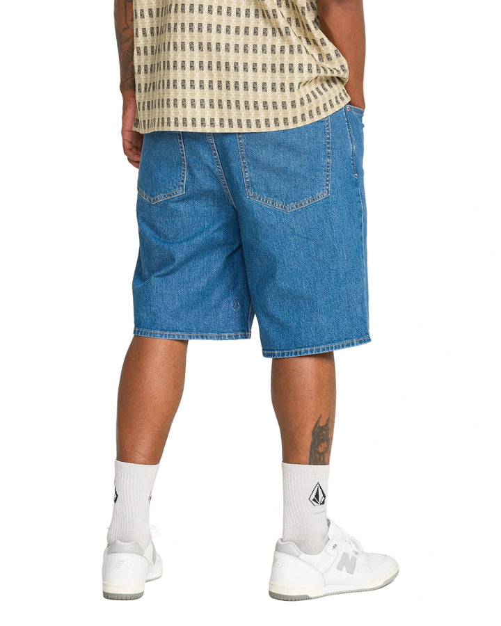 Volcom Billow Denim Short - Bold Blue