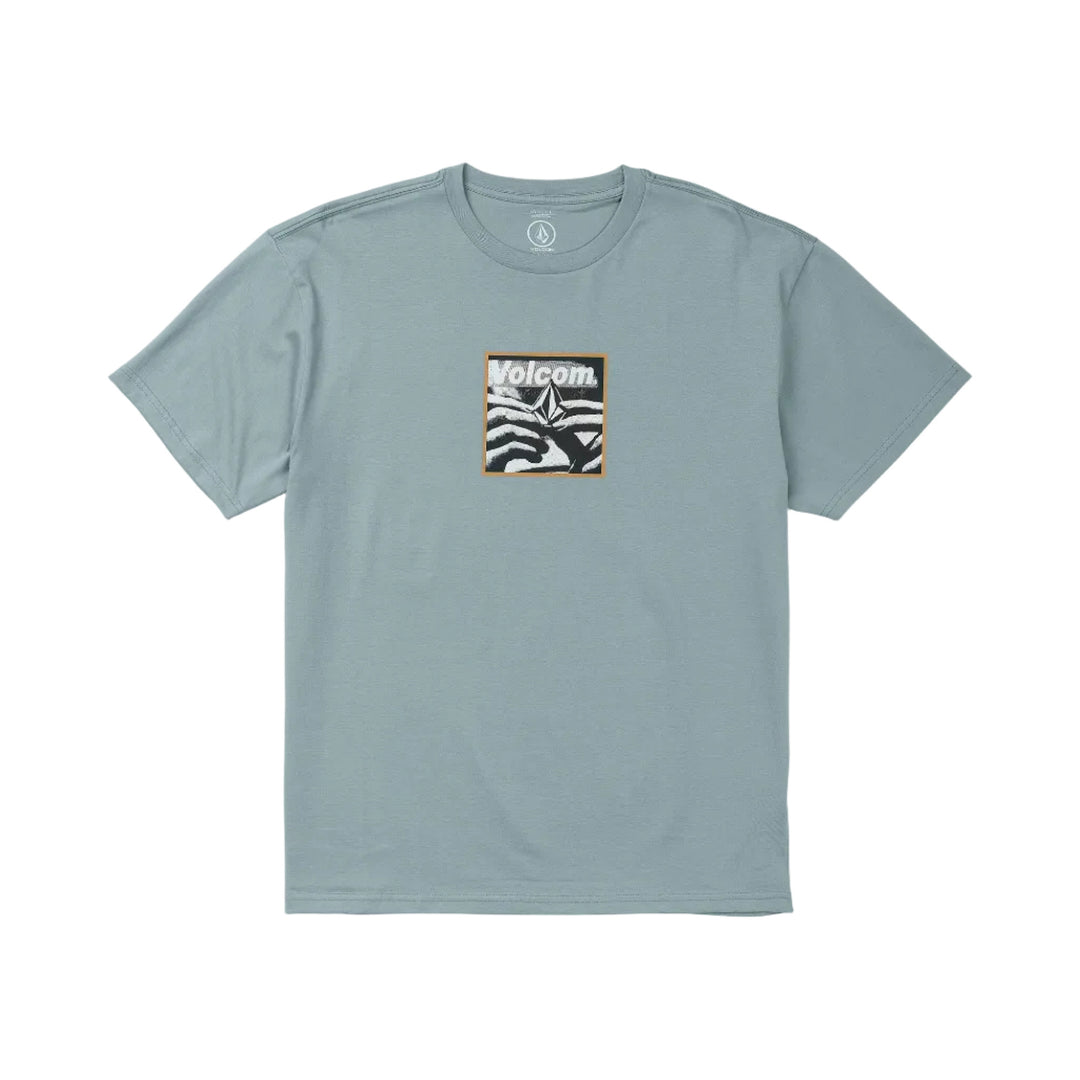 Volcom Hand Held SS Tee - Silver / Blue