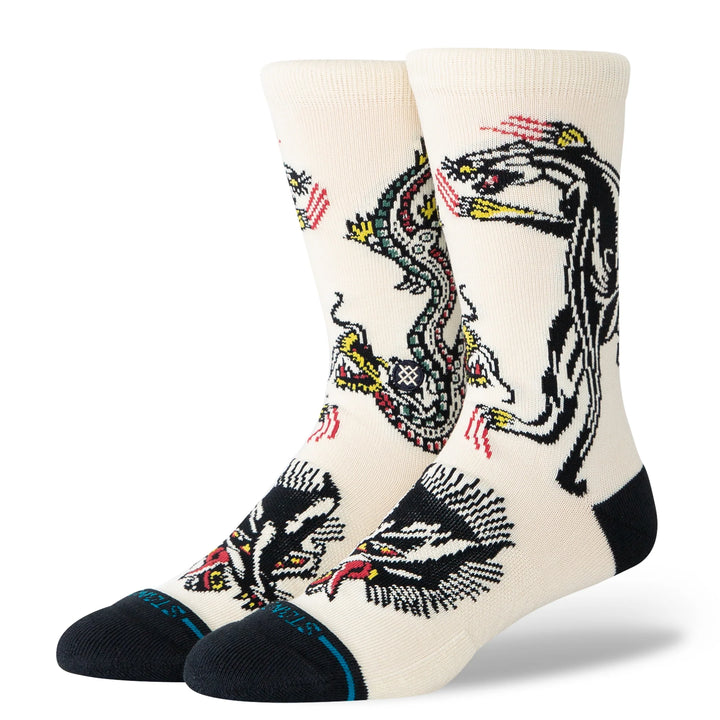 Stance Battle Crew - Cream