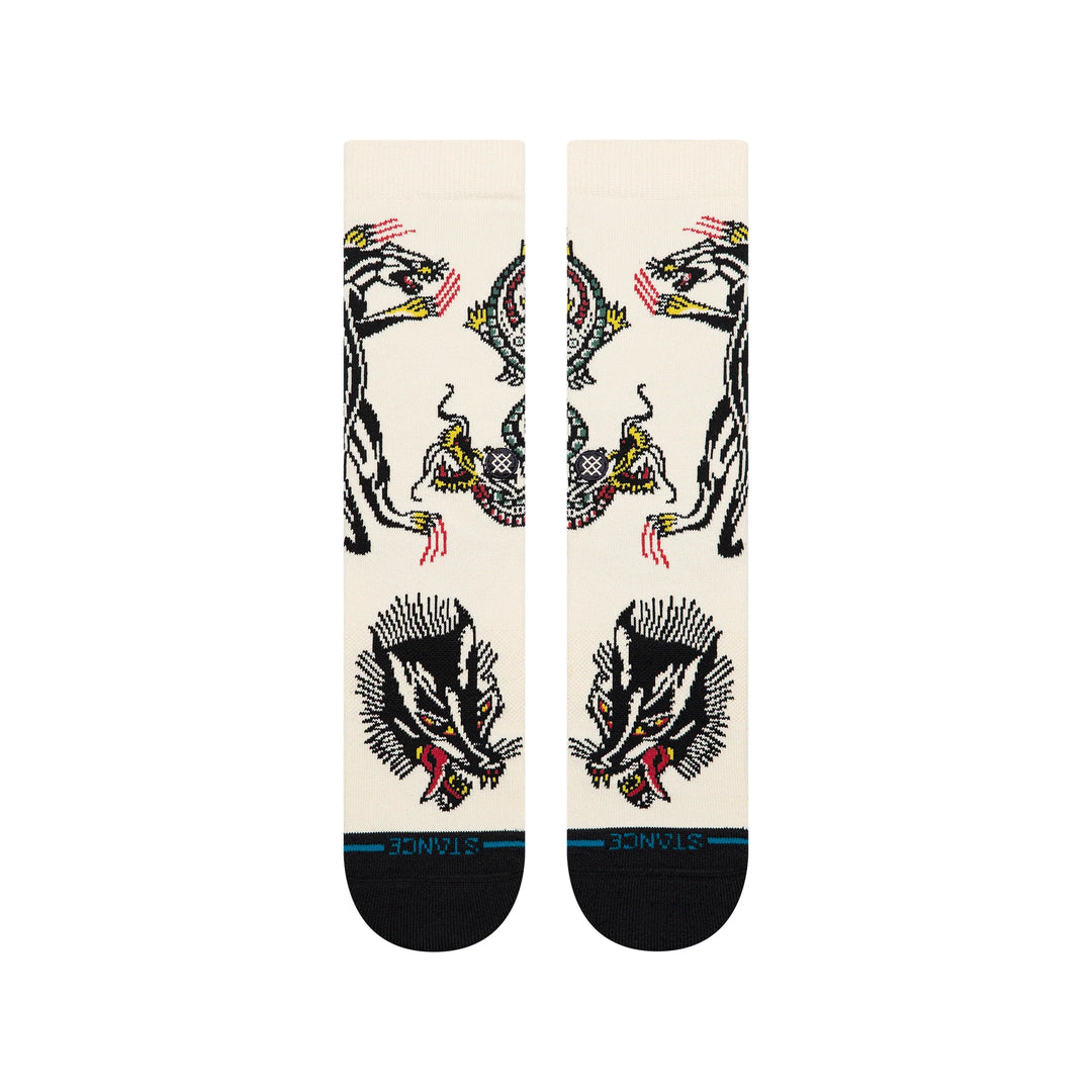 Stance Battle Crew - Cream