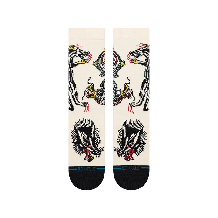 Stance Battle Crew - Cream