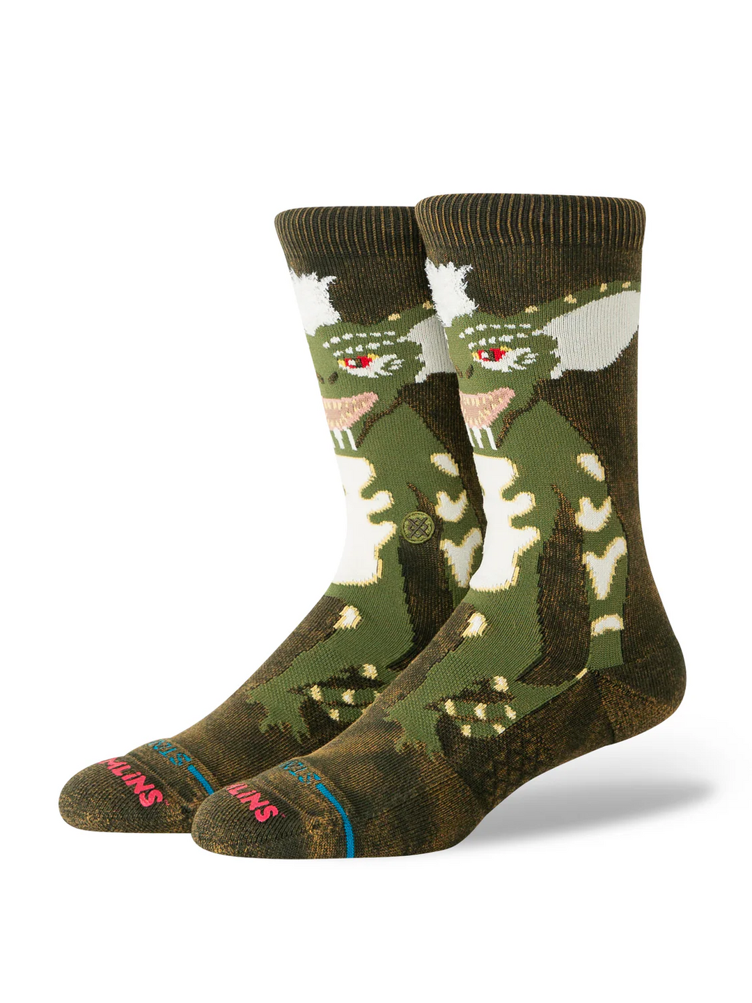 Stance Stripe Gremlins Crew - Dark Green
