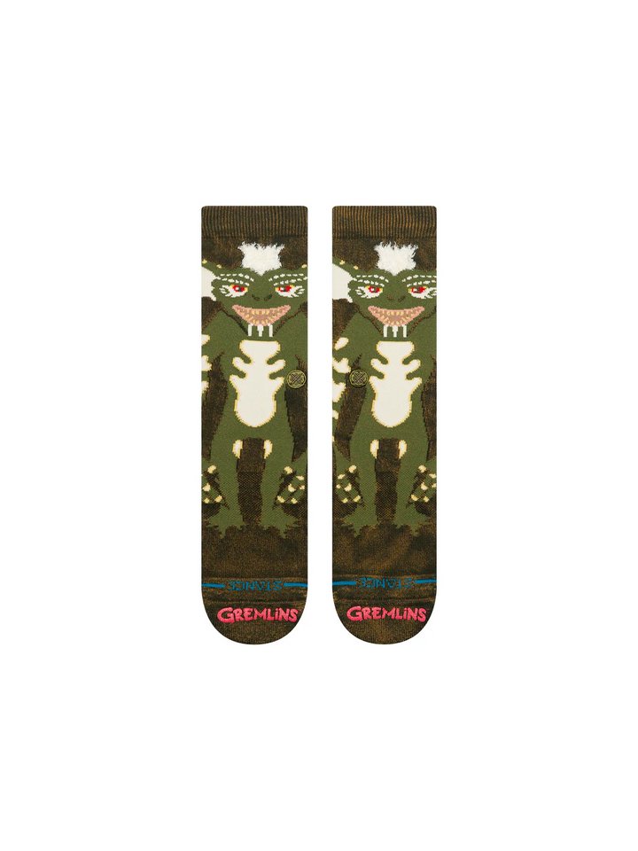 Stance Stripe Gremlins Crew - Dark Green