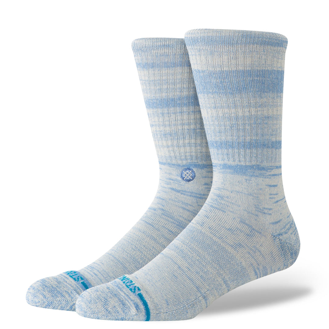 Stance Marled Crew - Grey Blue