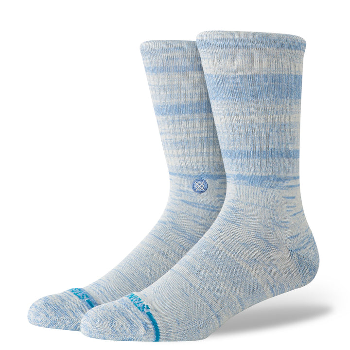 Stance Marled Crew - Grey Blue