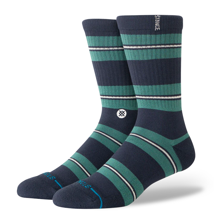 Stance Caesar Stripe Crew - Green