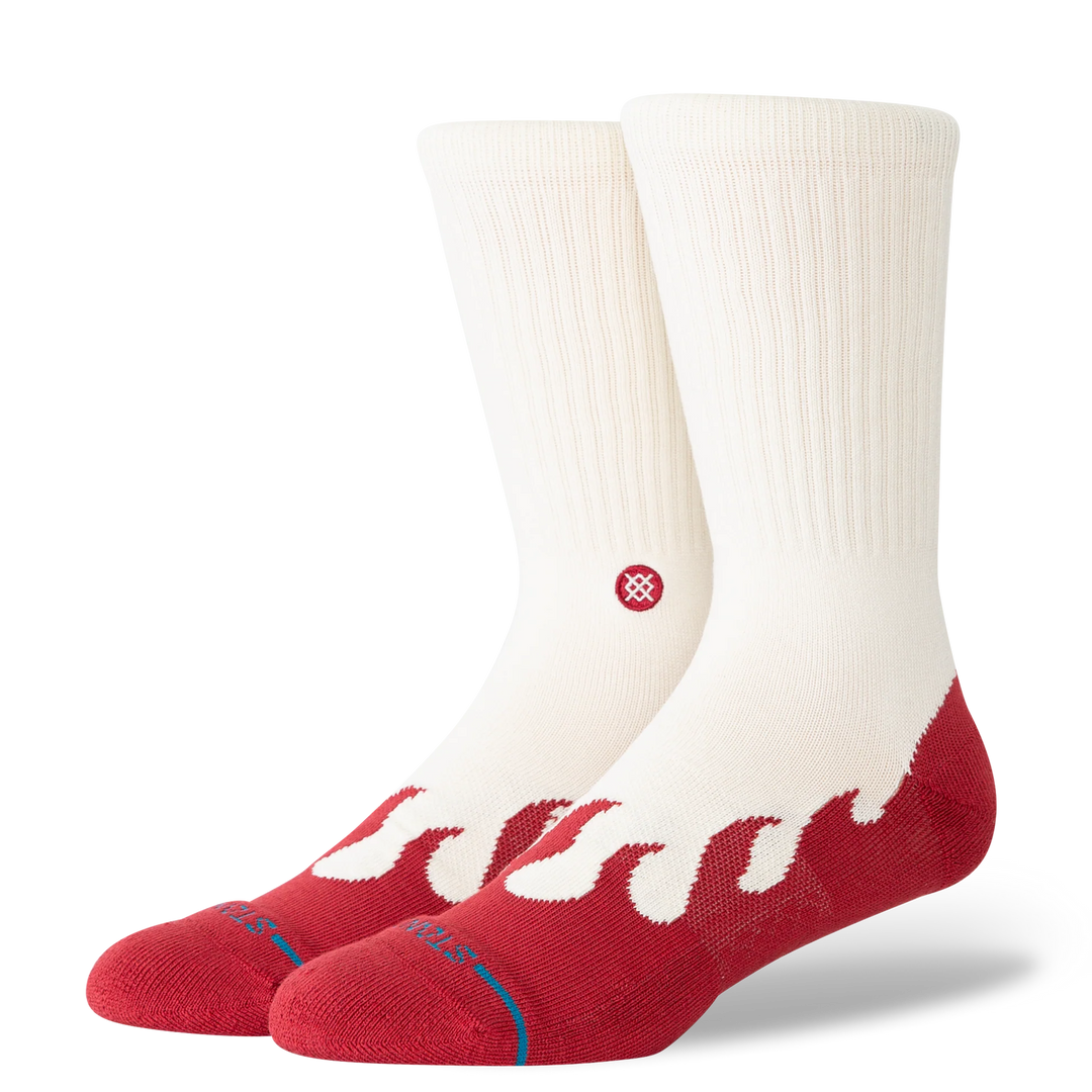 Stance Heating Up Crew - Red
