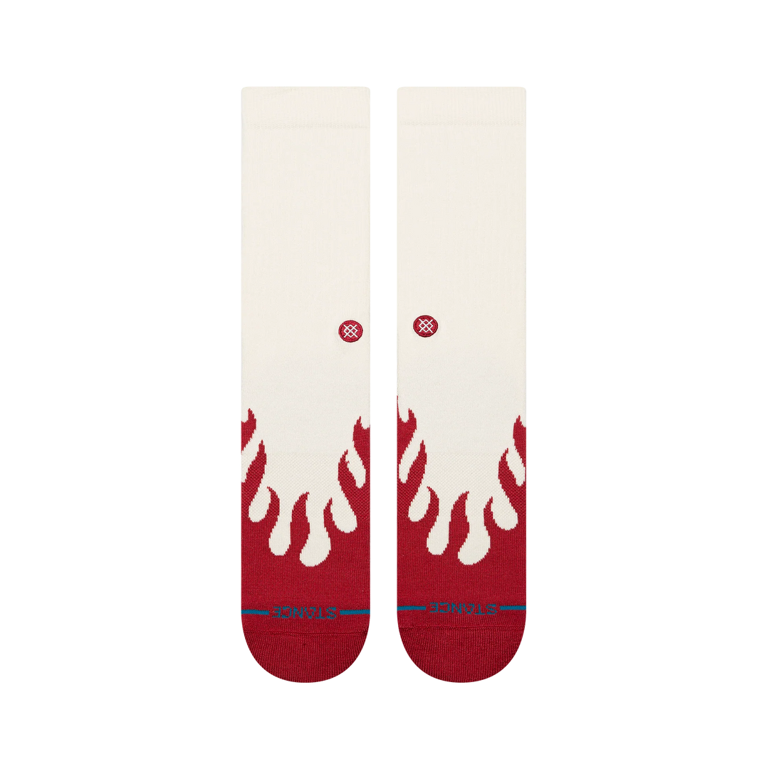 Stance Heating Up Crew - Red