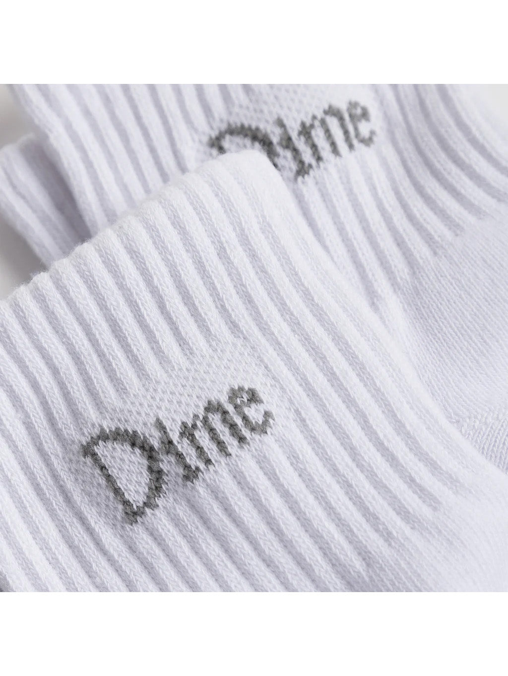 Dime Classic 2 Pack Socks - White
