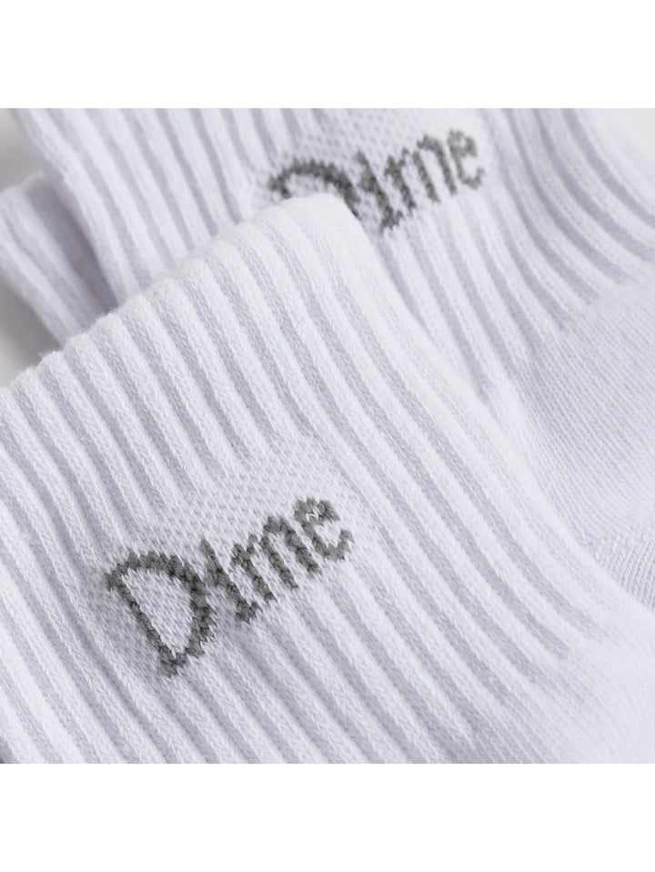 Dime Classic 2 Pack Socks - White