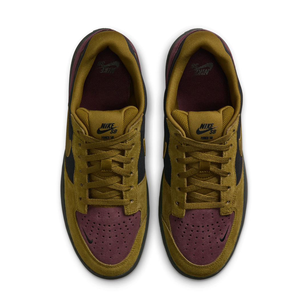 Nike SB Force 58 - Black / Olive Flak / Burgundy