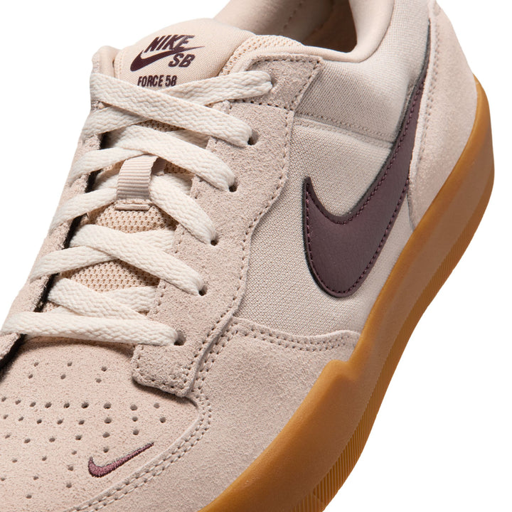 Nike SB Force 58 - Cream / Burgundy Crush