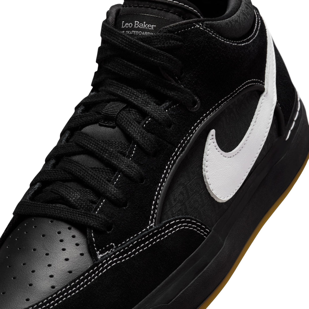 Nike SB React Leo - Black / White / Gum