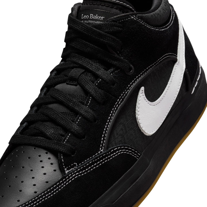 Nike SB React Leo - Black / White / Gum